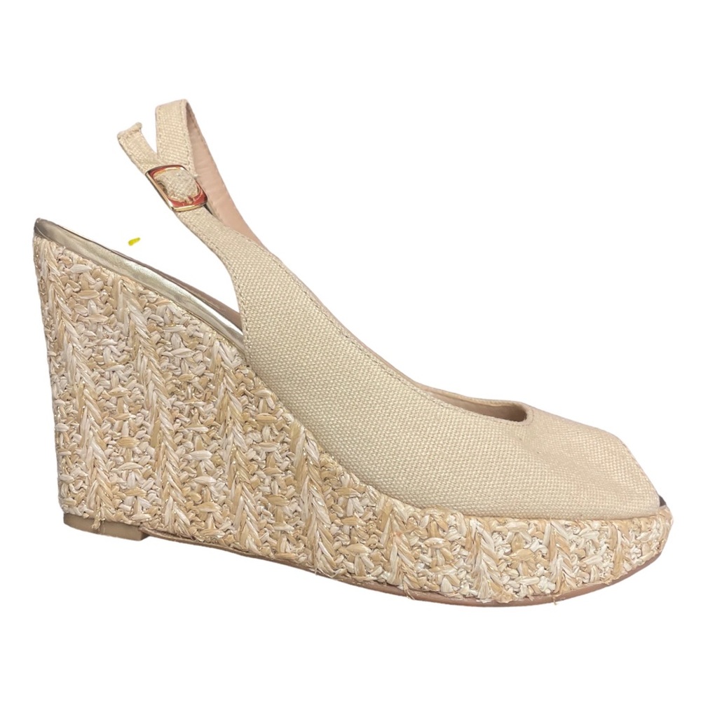 ✨KNIT PRINT CREAM WEDGES ✨